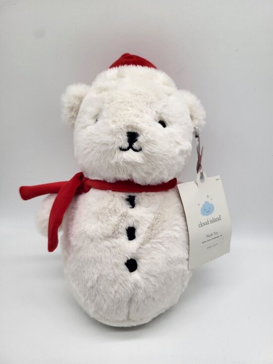 cloud island Other - Holiday Snow Bear Plush Stuffed Animal Toy - Cloud Island™ Christmas Soft